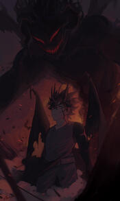 Asta and Liebe from Black Clover Asta and Liebe from Black Clover